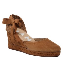 Manebi Εσπαντρίγιες Manebi Low Wedge Espadrilles R 2.0 WL Cuero On Tone