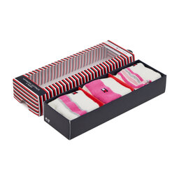 Tommy Hilfiger Set di 3 paia di calzini lunghi da bambini Tommy Hilfiger 701210509 Pink Combo 002