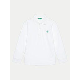 United Colors Of Benetton United Colors Of Benetton Polo majica 3089G3009 Bela Regular Fit