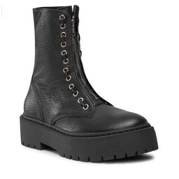 Steve Madden Trapery Steve Madden Odilia Bootie SM11002631 SM11002631-017 Black Leather