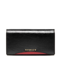 Peterson Большой женский кошелёк Peterson BC 411 Black/Red