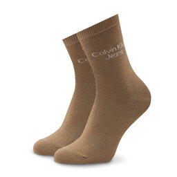 

Набір 4 пар високих жіночих шкарпеток Calvin Klein Jeans 701219859 Brown Combo 002, Бежевий