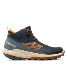 

Трекінгові черевики Salomon Outpulse Mid Gtx GORE-TEX 415895 26 V0 Ebony/Bleached Sand/Vibrant Orange, Cиній