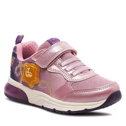 Geox Sneakers Geox J Spaceclub Girl J458VA 0ANAJ CE88U S Pink/Lt Prune