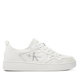 

Снікерcи Calvin Klein Jeans Basket Cupsole Low Lth Ml YM0YM00574 Triple Bright White 0K4, Білий