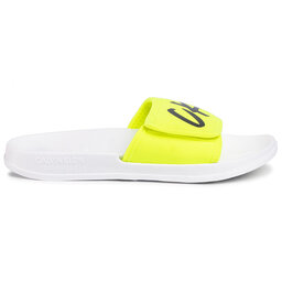

Шльопанці Calvin Klein Swimwear Velcro Slide KM0KM00499 YCD, Жовтий
