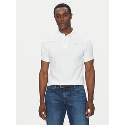 Barbour Barbour Poloshirt Original Sports MML0358WH11 Weiß Tailored Fit
