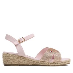 

Еспадрильї Tommy Hilfiger Rope Wedge T3A7-32775-1596363 M Powder Pink 363, Рожевий