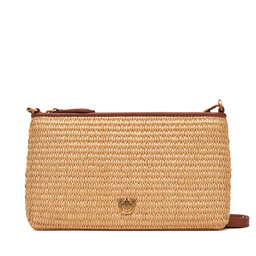 PINKO Τσάντα PINKO Flat Horizontal Mini PE 25 PCPL 104277 A2CE Μπεζ