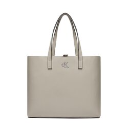 Calvin Klein Jeans Borsetta Calvin Klein Jeans Minimal Monogram Slim Tote34 K60K611501 Stone CI2