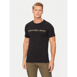 Calvin Klein Jeans Calvin Klein Jeans T-Shirt Two Tone Institutional J30J325676 Μαύρο Regular Fit