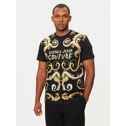Versace Jeans Couture Versace Jeans Couture Camiseta 77GAH6SC Negro Regular Fit