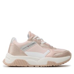 

Снікерcи Tommy Hilfiger Low Cut Lace-Up T3A9-32743-0579A317 S Rose Gold/Pink A317, Рожевий