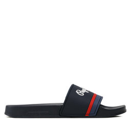 

Шльопанці Pepe Jeans Slider Portobello PMS70123 Navy 595, Cиній
