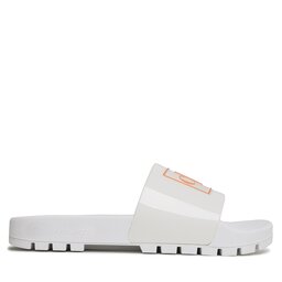 

Шльопанці Calvin Klein Jeans Truck Slide Monogram Rubber W YW0YW00893 White/Firecracker 0LC, Білий