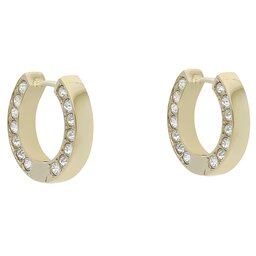 

Сережки Guess Circle Lights JUBE03 160JW YG, Позолота жовтого кольору