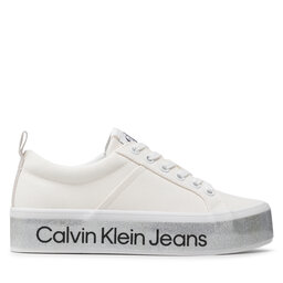 

Снікерcи Calvin Klein Jeans Flatform Vulcanized 3 YW0YW00491 Bright White YAF, Білий