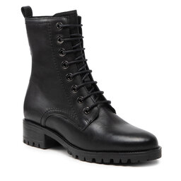 Dune London Stövletter Dune London Cleated Hiker Boot 0092501020013484 Black Leather