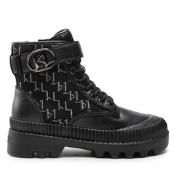

Черевики туристичні KARL LAGERFELD KL42552 Black Vg Lthr/Txt Mono, Чорний