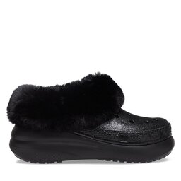 Crocs Παντόφλες Σπιτιού Crocs Crocs Furever Crush Crystal Glitter 208974 Μαύρο