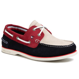 Tommy Hilfiger Мокасини Tommy Hilfiger FM0FM02736 Desert Sky/Primary Red/Ice 0GZ