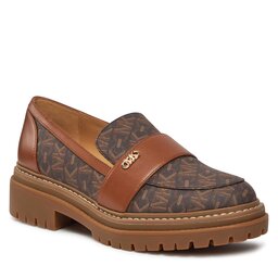MICHAEL Michael Kors Slipper MICHAEL Michael Kors Parker Lug Loafer 40H3PKFP1B Brown