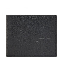 Calvin Klein Jeans Muški novčanik Calvin Klein Jeans Sculpted Impression Billfod Cc LV04G1022G Crna