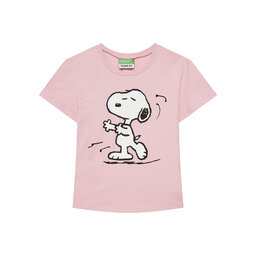 United Colors Of Benetton United Colors Of Benetton T-Shirt 3X1SC10NG Rosa Regular Fit