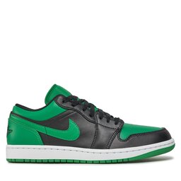 

Взуття Nike Air Jordan 1 Low 553558 065 Black/Black/Lucky Green/White, Чорний