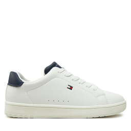 Tommy Hilfiger Laisvalaikio batai Tommy Hilfiger Low Cut Lace-Up Sneaker T3X9-33848-1355 S Balta