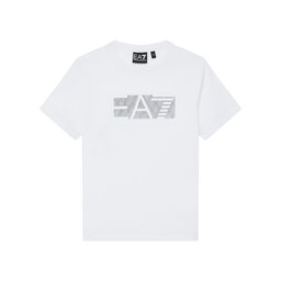 EA7 Emporio Armani EA7 Emporio Armani Camiseta 7B000036 AF10378 U0002 Blanco Regular Fit