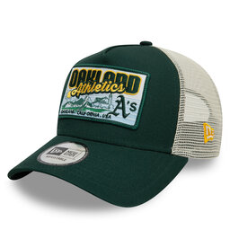 New Era Șapcă New Era Mlb Patch Trucker Oakland Athletics 60595258 Verde