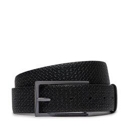 Calvin Klein Pánský pásek Calvin Klein Adj/Rev Slim Frame Mono 35Mm K50K511355 Black Nano Mono/Black Smooth 0GL