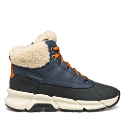 Geox Schnürschuhe Geox J Flexyper Plus J56LCB 0ME50 C4218 D Dunkelblau