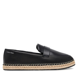 Calvin Klein Еспадрили Calvin Klein Espadrille W/Ck Hw - Lth HW0HW02390 Черен