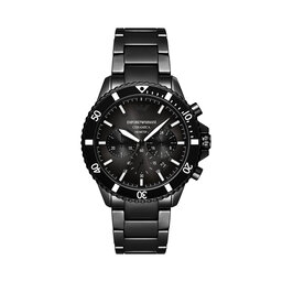 Emporio Armani Часовник Emporio Armani Ceramic AR70010 Черен