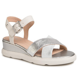 Geox Sandalen Geox D Pisa D D02GUD 0CF85 C0628 Silver/Off Wht