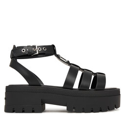Tommy Jeans Sandalen Tommy Jeans Tjw Fisherman Leather Max Sandal EN0EN02943 Schwarz