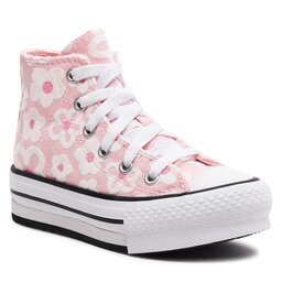 Converse Кеди Converse Chuck Taylor All Star Lift Platform Floral Embroidery A06325C Donut Glaze/Oops Pink/White