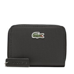 Lacoste Малък дамски портфейл Lacoste Xs Zip Coin Wallet NF4193PO Noir 000