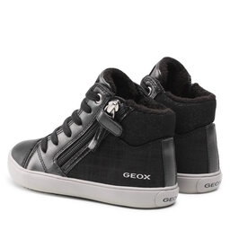 

Снікерcи Geox J Gisli G.C J044NC 0DHAJ C9244 S Black/Dk Silver, Чорний