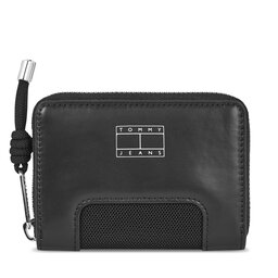 Tommy Jeans Portafoglio piccolo da donna Tommy Jeans AW0AW16218 Nero