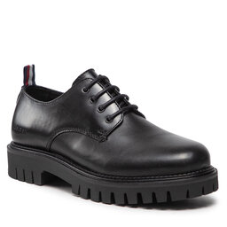 Tommy Hilfiger Κλειστά παπούτσια Tommy Hilfiger Premium Casual Chunky Lth Shoe FM0FM04210 Black BDS