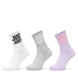 Juicy Couture 3 pares de calcetines altos para mujer Juicy Couture Just Juicy JCAXS225706 De color