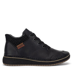 Rieker Schnürschuhe Rieker 50902-00 Schwarz