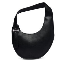 Calvin Klein Handtasche Calvin Klein Asym Buckle Shoulder Bag LV04F3872G Schwarz