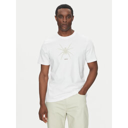 BOSS BOSS Camiseta Te_Spiderbat 50534924 Blanco Regular Fit