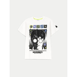 Coccodrillo Coccodrillo Camiseta ZC4143203LBW Écru Regular Fit