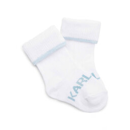 

Набір 2 пар високих дитячих шкарпеток Karl Lagerfeld Kids Z90047 Pale Blue 778, Голубий