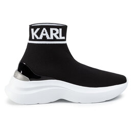 

Снікерcи KARL LAGERFELD KL61850 Black Kint Textile W/White, Чорний